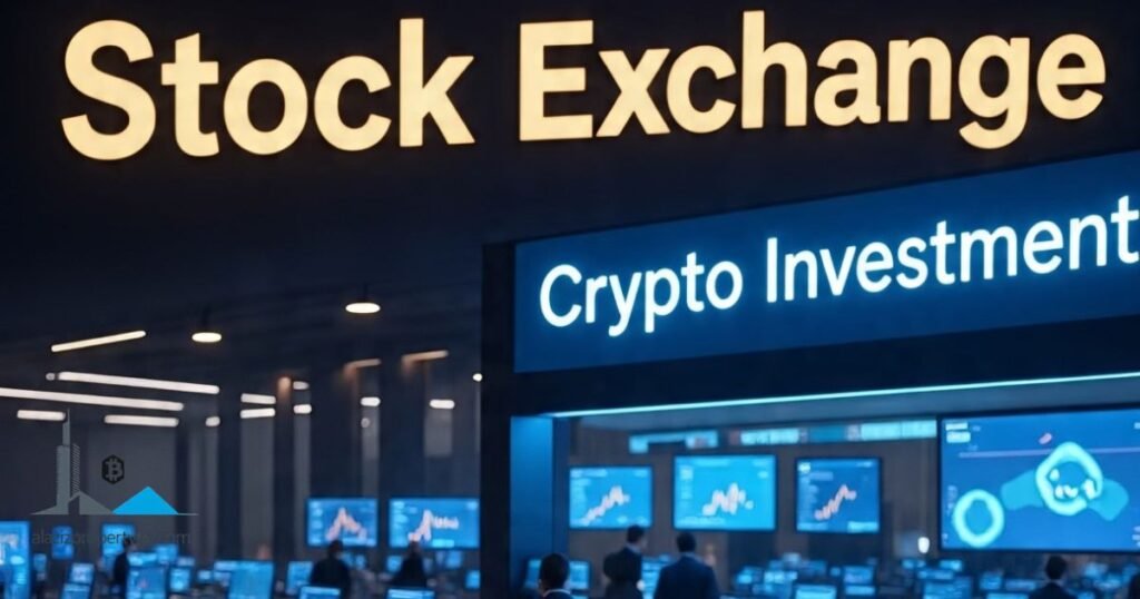 stock exchange investment vs crypto investment 1